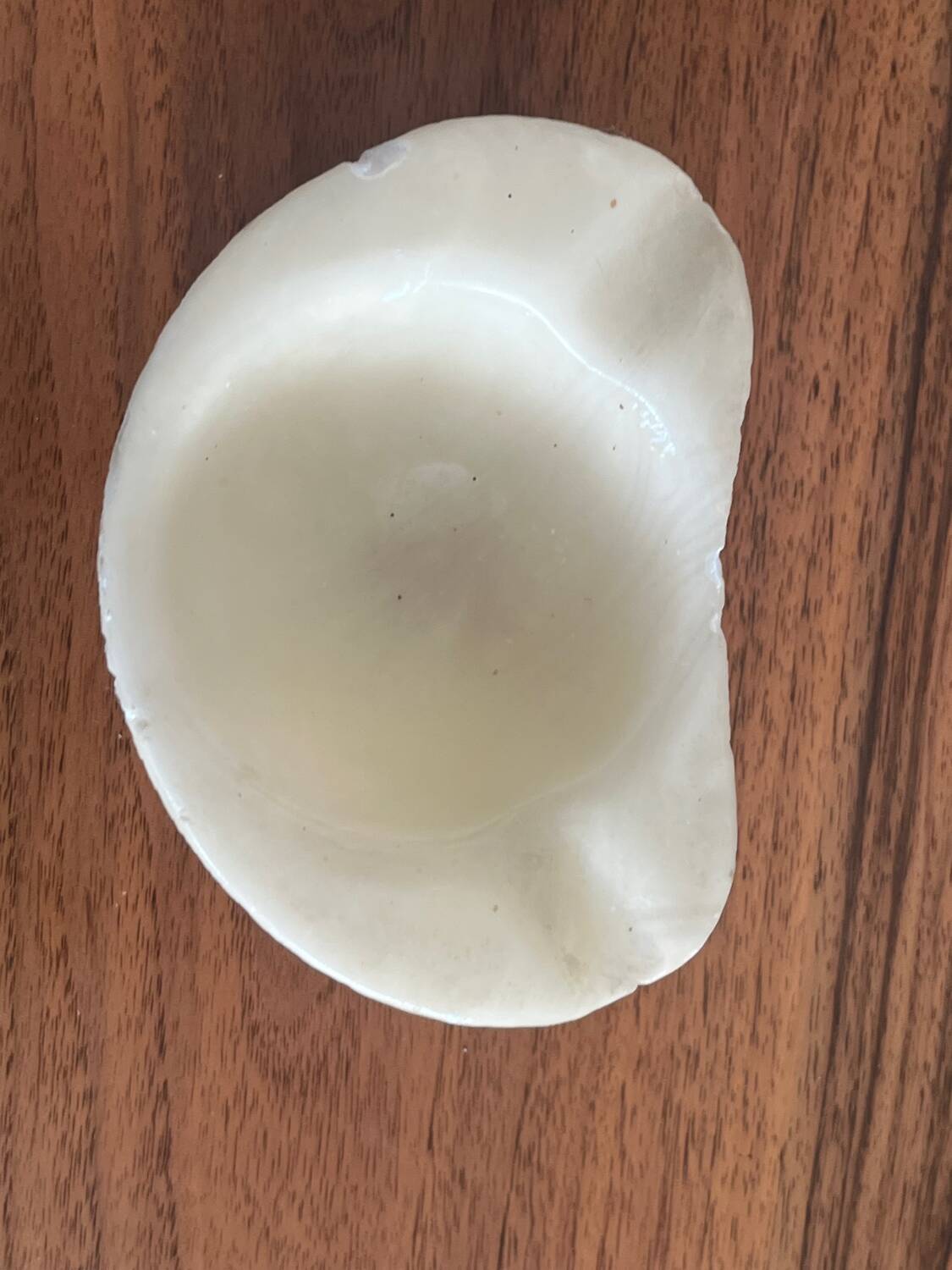 Vintage 1970s alabaster stone ashtray