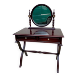 Traditional style solid wood dressing table with two drawers