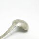 Minimalist sauce ladle, silver-plated brass, United Kingdom, early 20th century