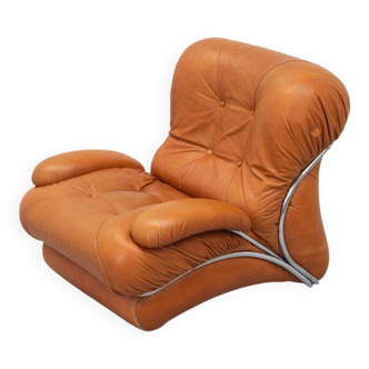 Italian Corolla lounge chair by I.P.E. 1970s