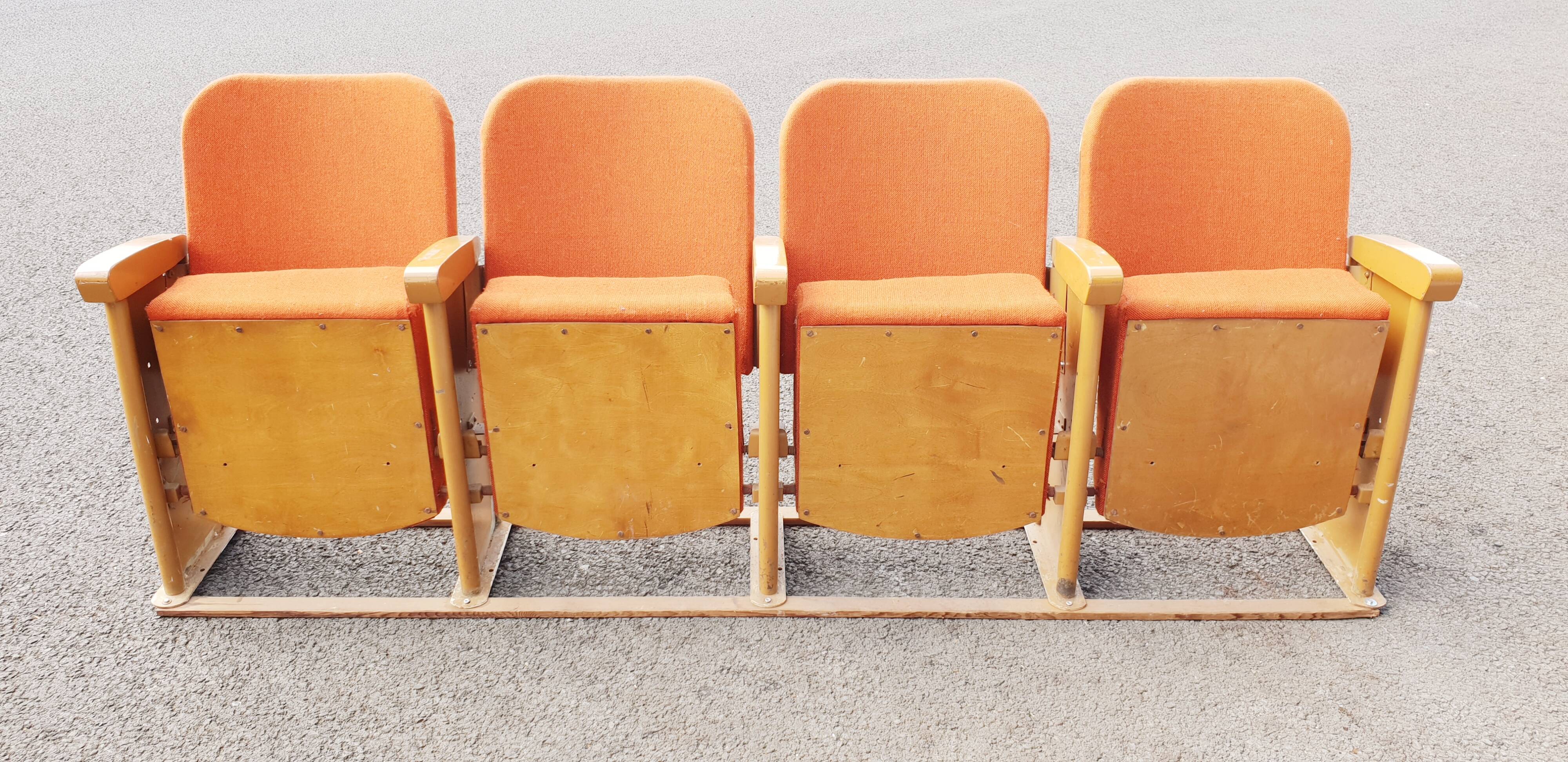 Vintage cinema chairs