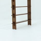 Constructivist wooden standing shelf from the 1960s