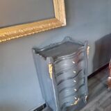 Small grey dresser patinated Louis XV style