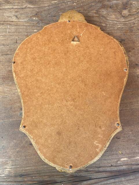 Small antique gilded mirror 30x22cm