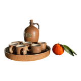 Stoneware liqueur service