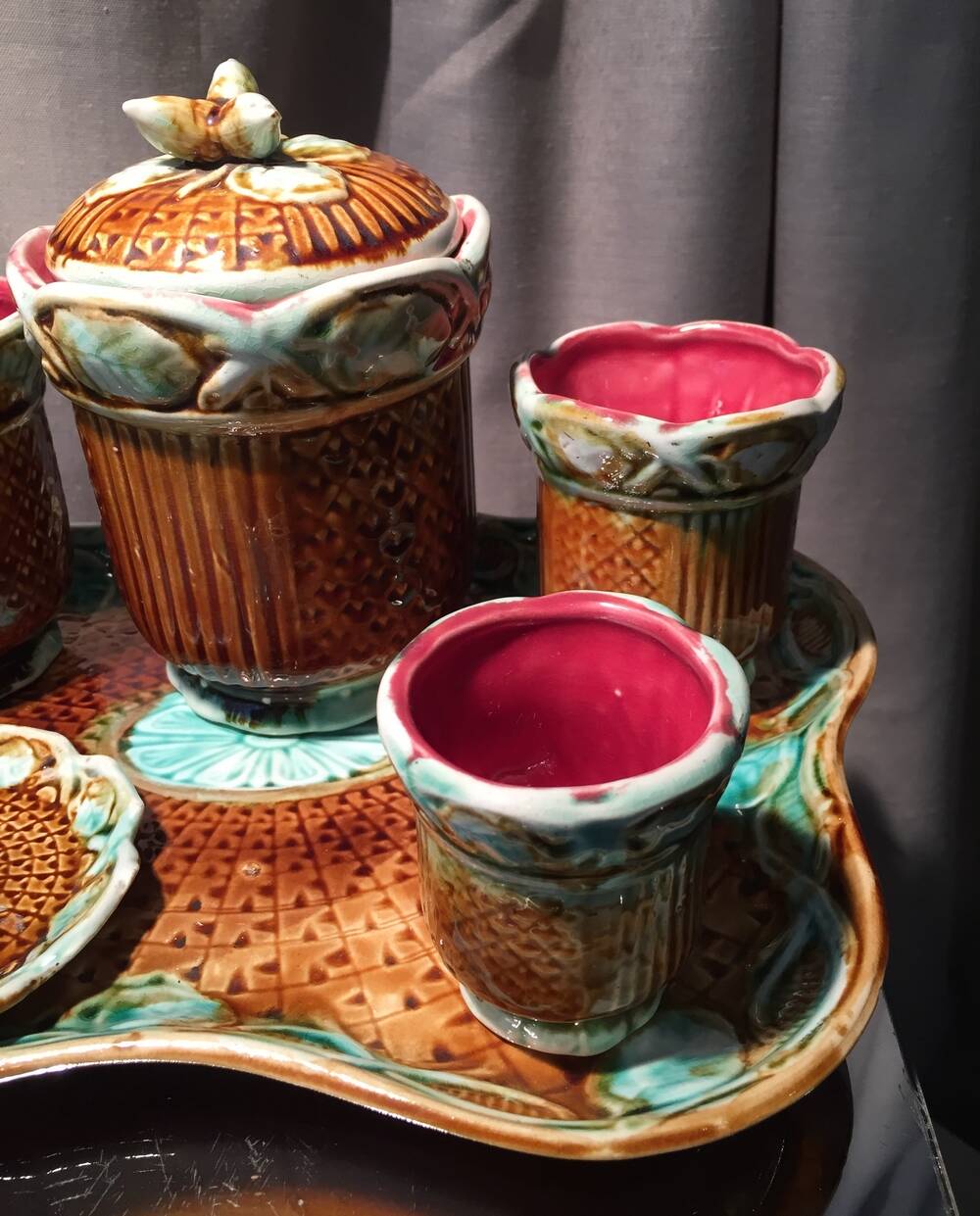 Smoker's set in onnaing slurry 1930s 1940s