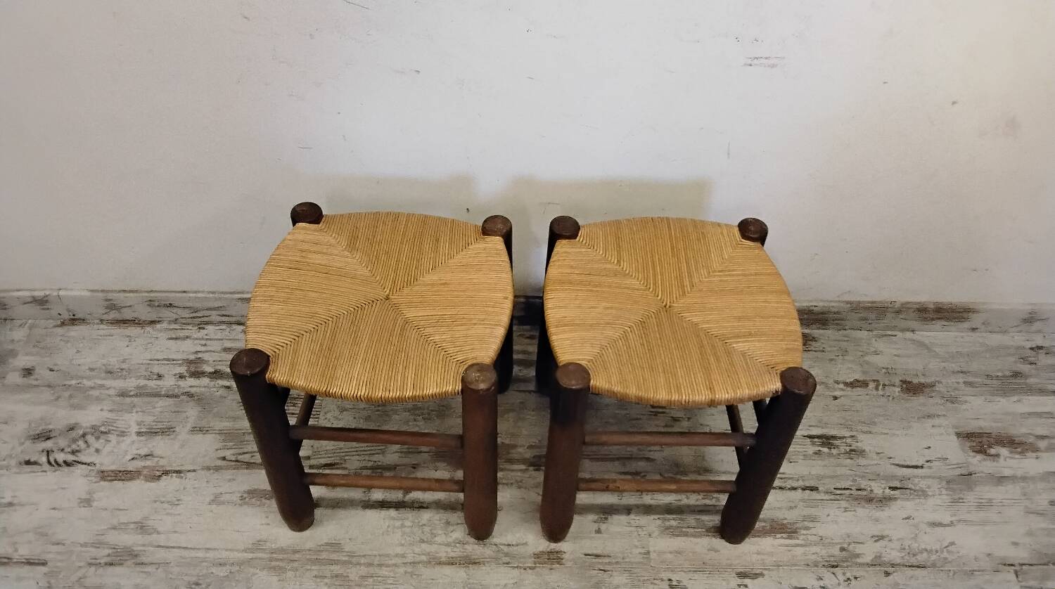 Chairs, armchairs, stools in the style of Charles Dudouyt