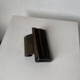 Brutalism bronze door handle
