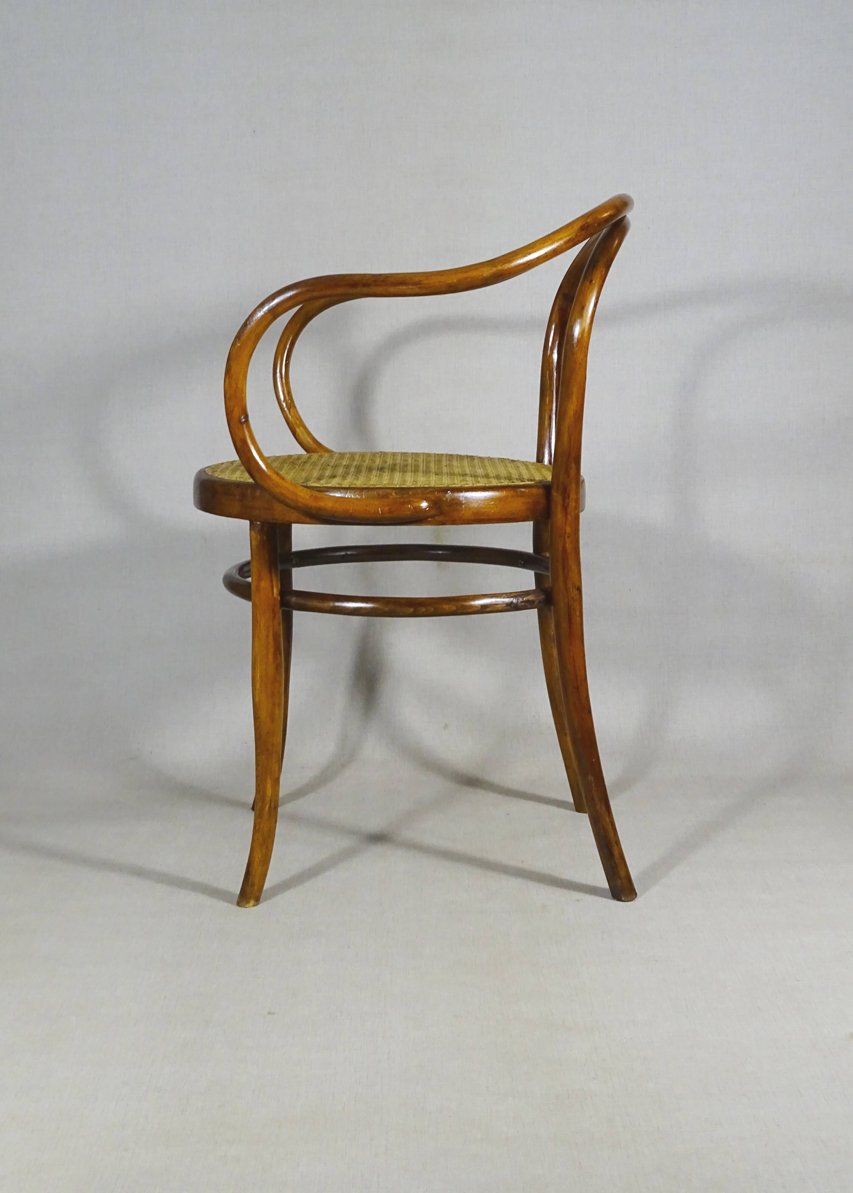 Chair type Le Corbusier, style Thonet Kohn.