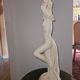 Title: Dancer Statue with Veil – A. Giannelli 1982 – Alabaster  
Description