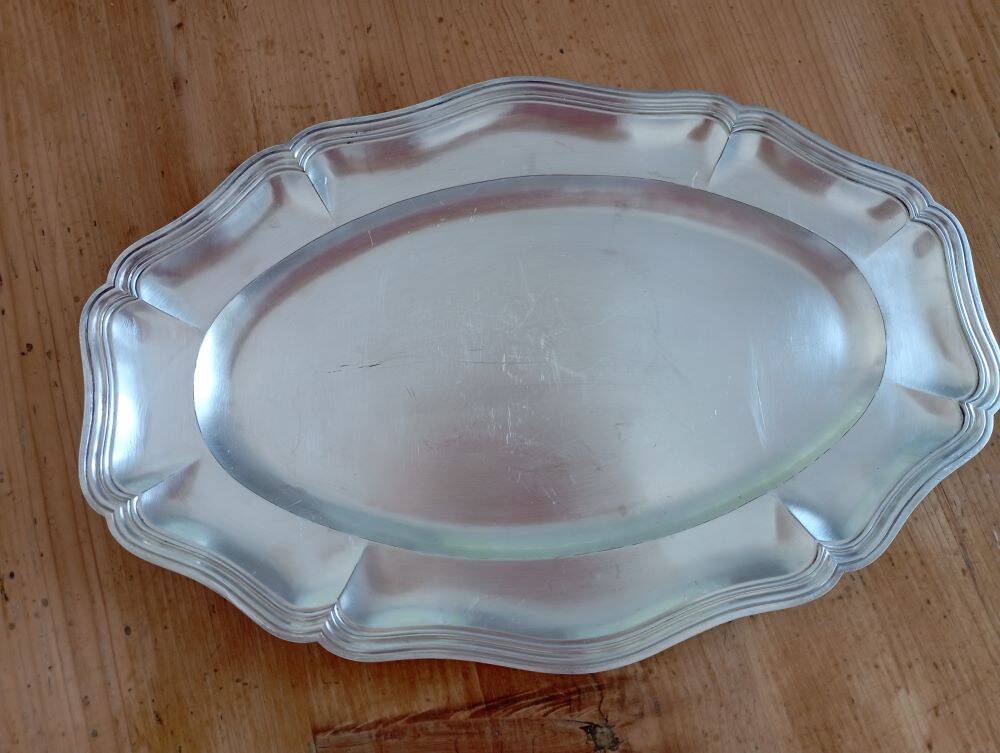 Silver dish 50 cm cailar bayard