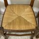 Ensemble de 6 chaises paillées vintage
