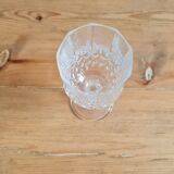 service of 6 Longchamp crystal wine glasses