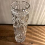 Frosted glass vase
