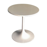 Side table tulip foot metal top melaminated 1960
