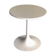 Side table tulip foot metal top melaminated 1960