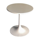 Table d'appoint tulipe pied métal plateau mélaminé 1960