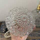 Set of two new electrified vintage globe walkers