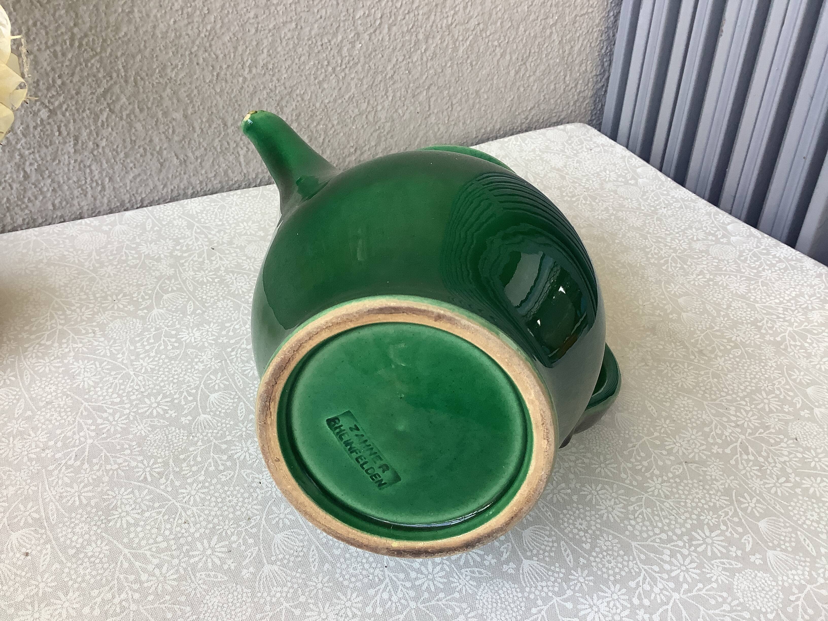 Zahner Rheinfelden pottery cups and coffee pot
