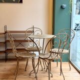 Garden furniture in wrought iron – 19th century, around 1880