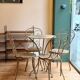 Garden furniture in wrought iron – 19th century, around 1880