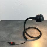 Lampe serpent noir vintage