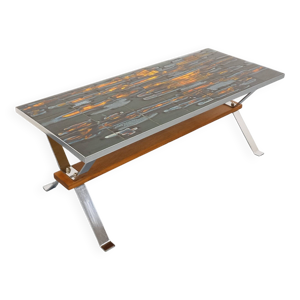Table basse vintage des - bois