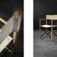 Vintage Mid-Century Scandinavian Modern Beech Safari Director's Chairs