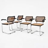 Set of 4 Style B32 Dining Chairs by Marcel Breuer