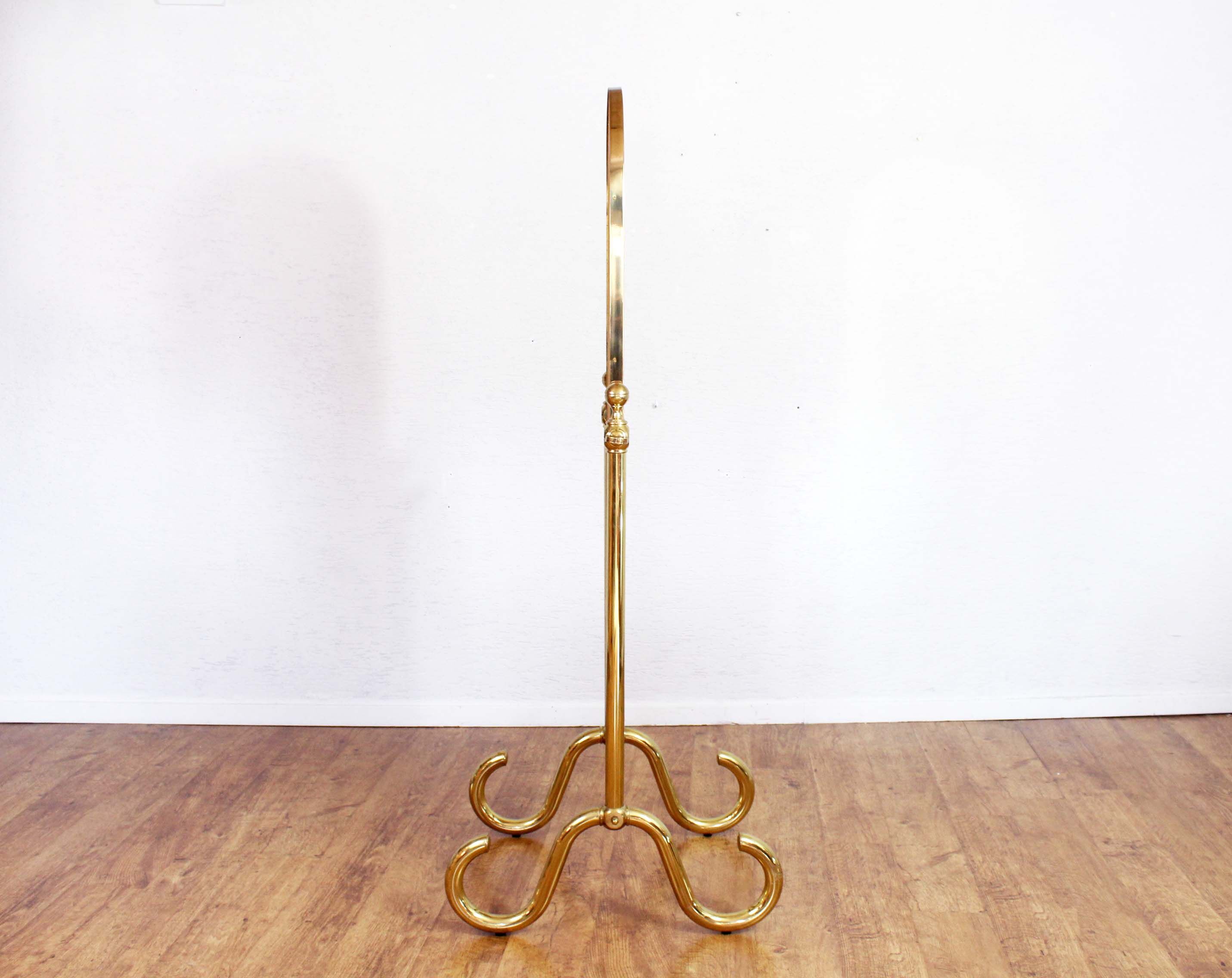 Brass psyched mirror 160x29cm