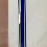 Ancien vase verre bleu vintage