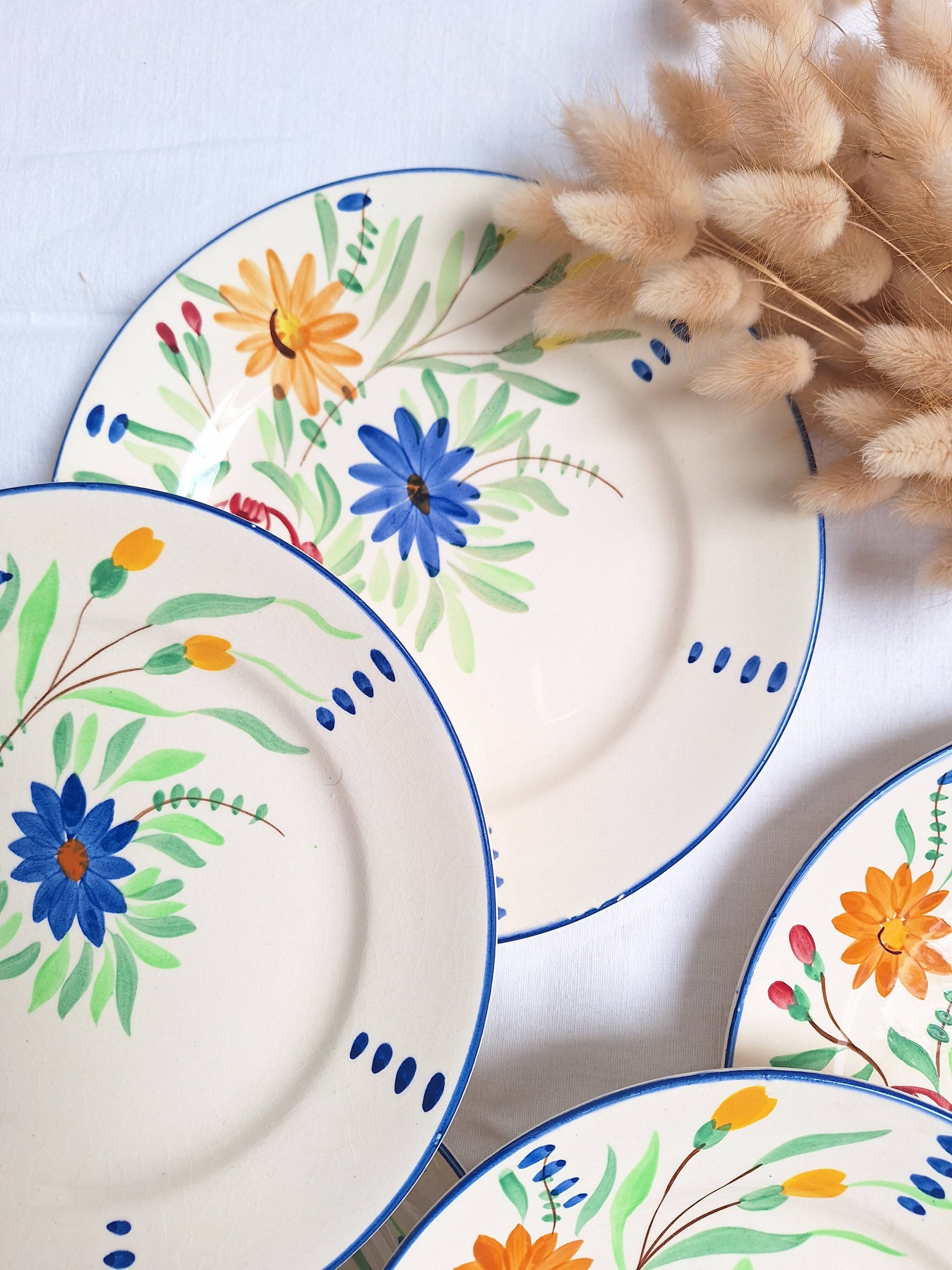 Assiettes plates Longchamp