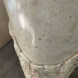 Vintage travertine column 70s-80s