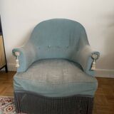 blue toad armchair
