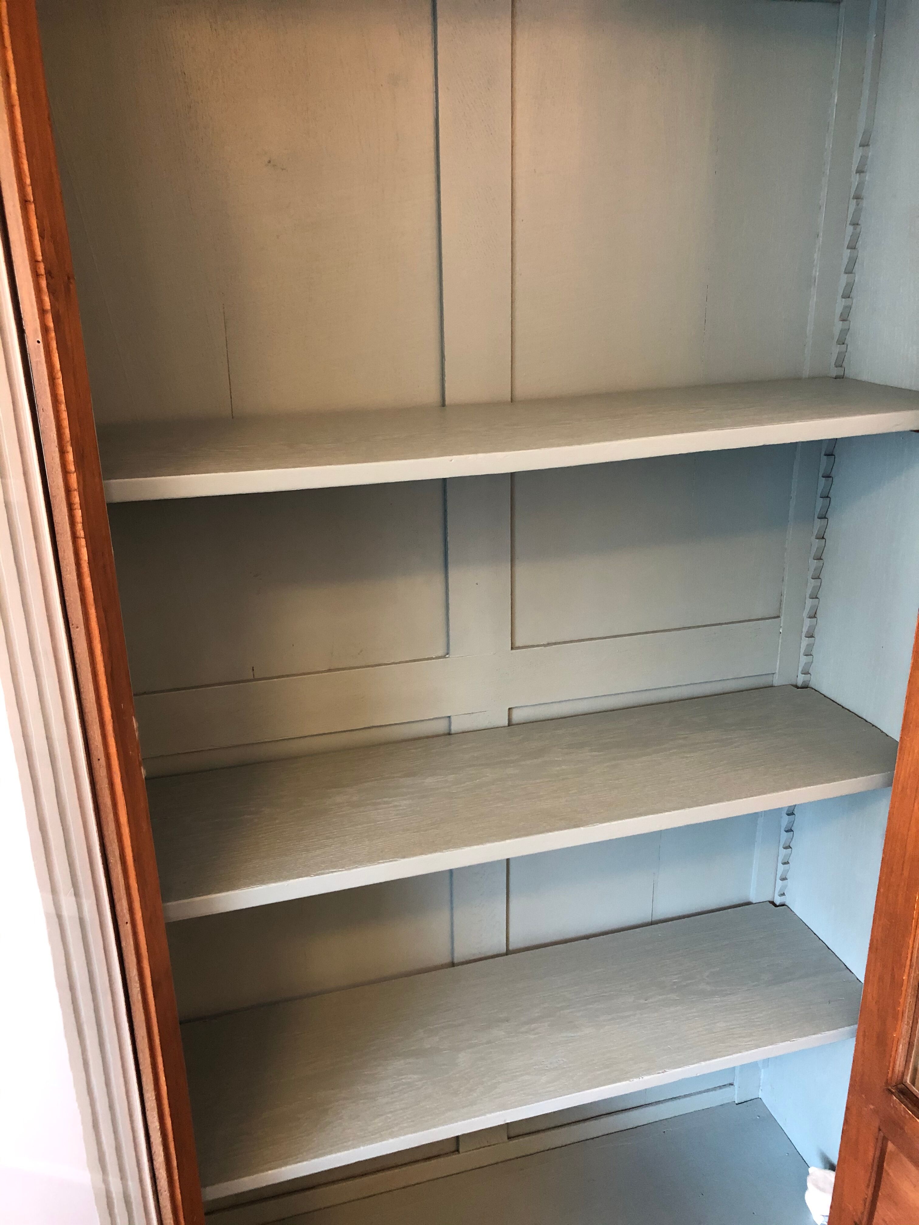 Late 19th century glass cabinet