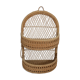 Wicker wall shelf