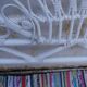 Headboard rattan "peacock".