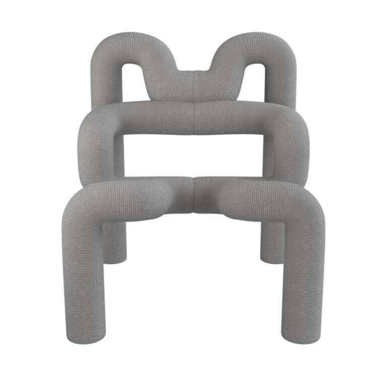 Pair of Gray Ekstren Armchairs - Comfort and Style