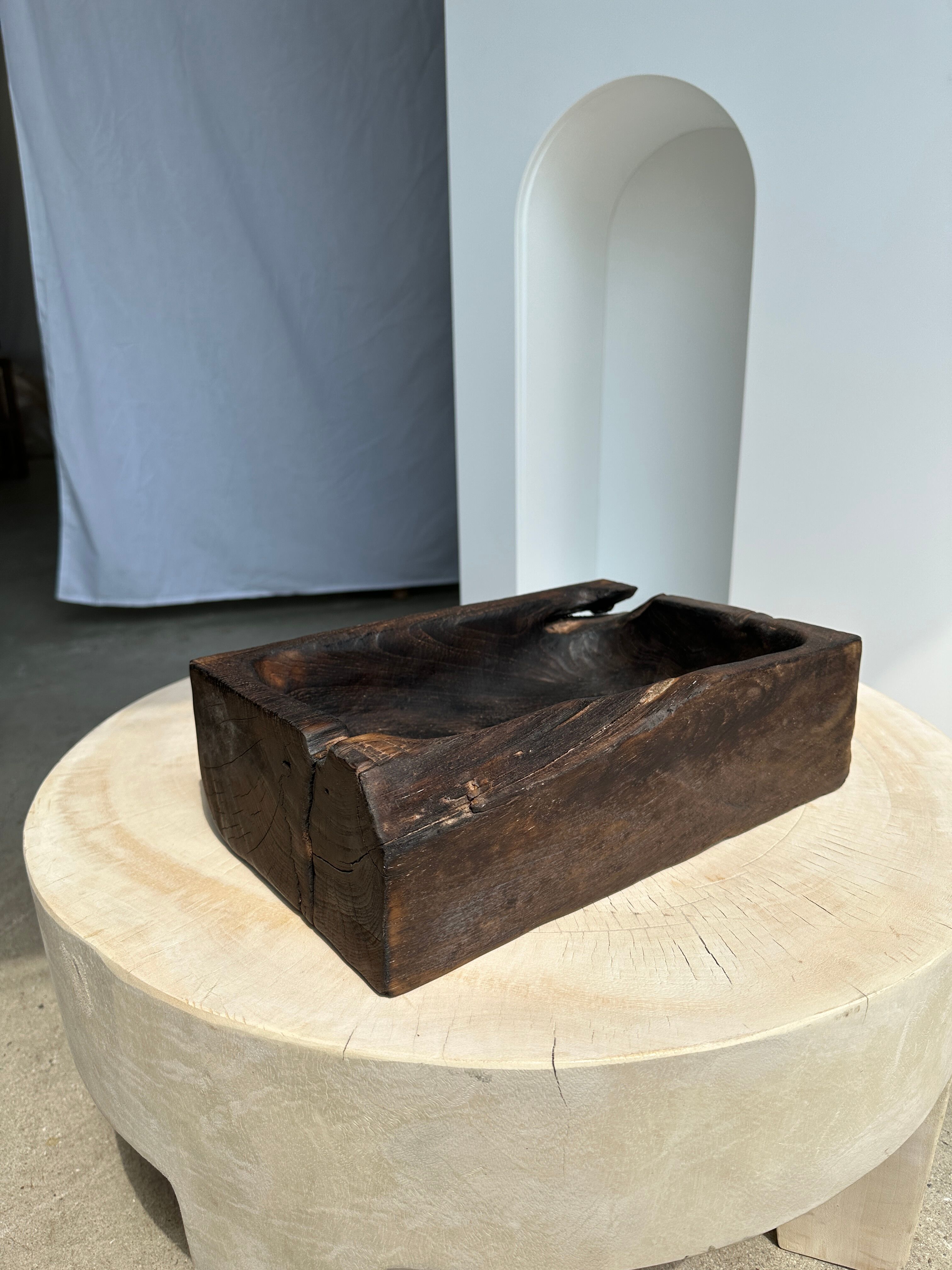 Asian teak empty pocket