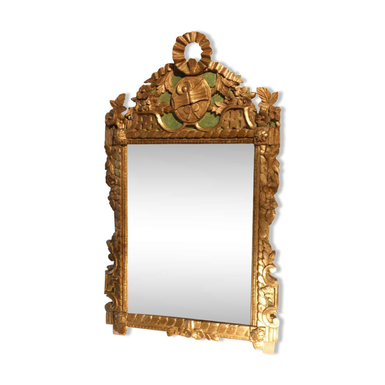 Times mirror Louis XVI wood Golden 117x220cm