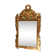 Miroir d'époque Louis XVI en bois doré 117x220cm