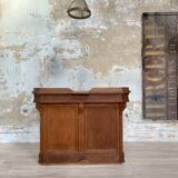 Solid oak box countertop, circa 1900.