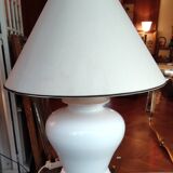 Very large designer ceramic lamp François Chatain