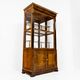 Small Biedermeier / Louis-Philippe display cabinet in walnut and birch 1840-1860