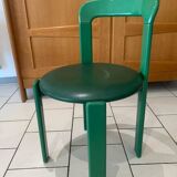 Chaise Bruno Rey verte Vintage (5)