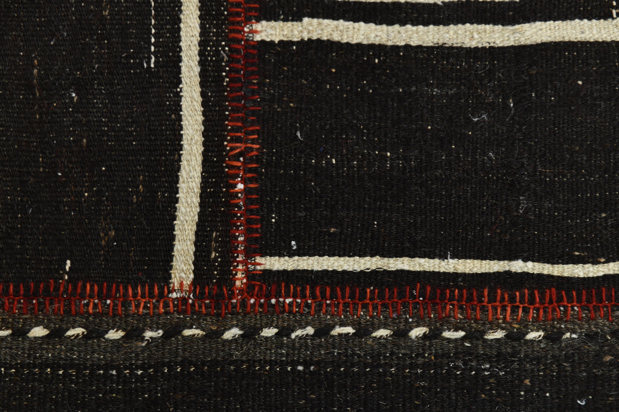 2x8 brown & beige vintage runner rug 66x248cm