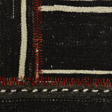 2x8 brown & beige vintage runner rug 66x248cm