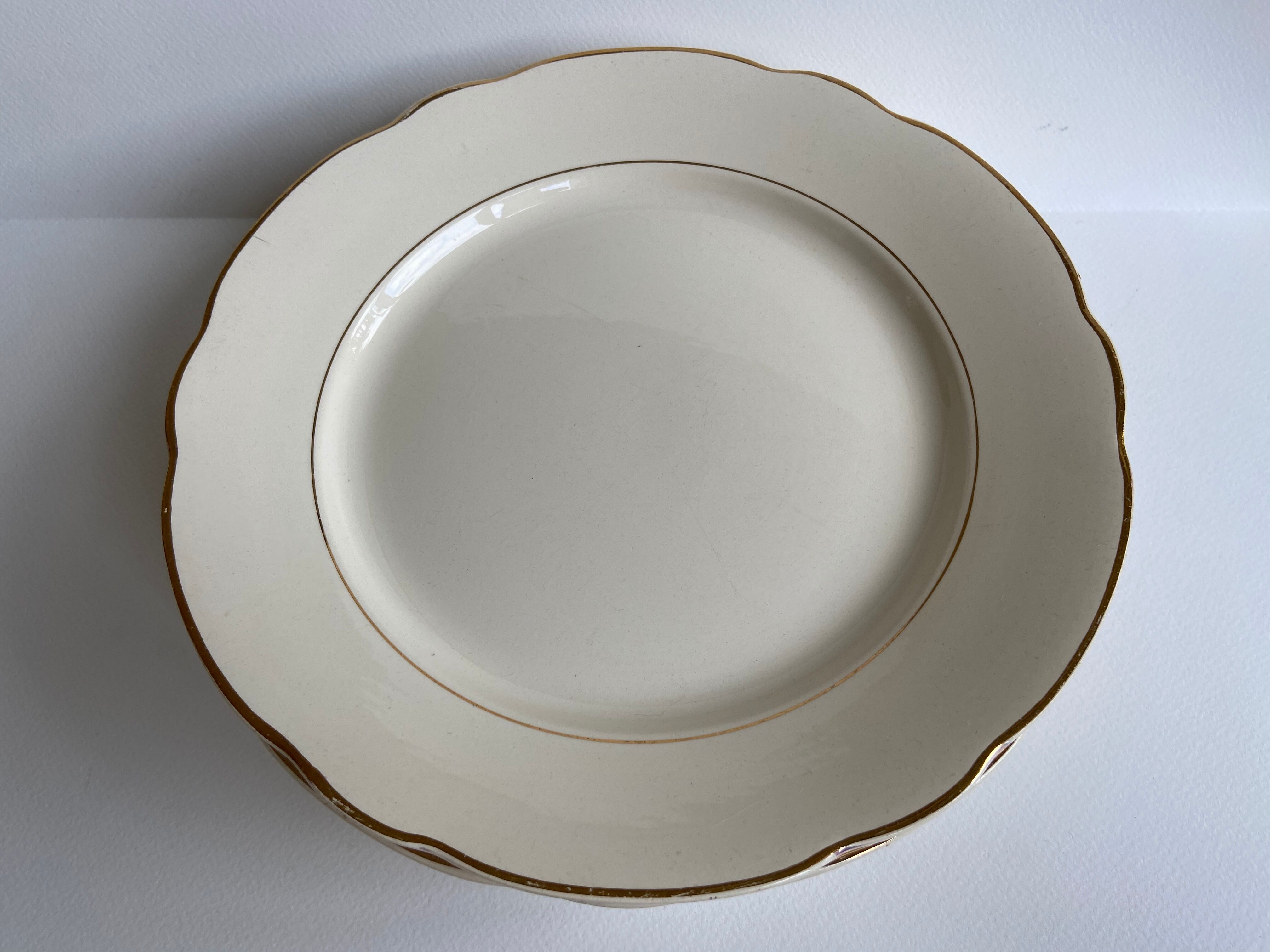Set of 7 plates Digouin Sarreguemines