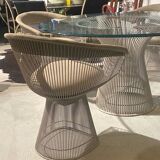 Warren Platner table and 4 armchairs set Knoll Edition