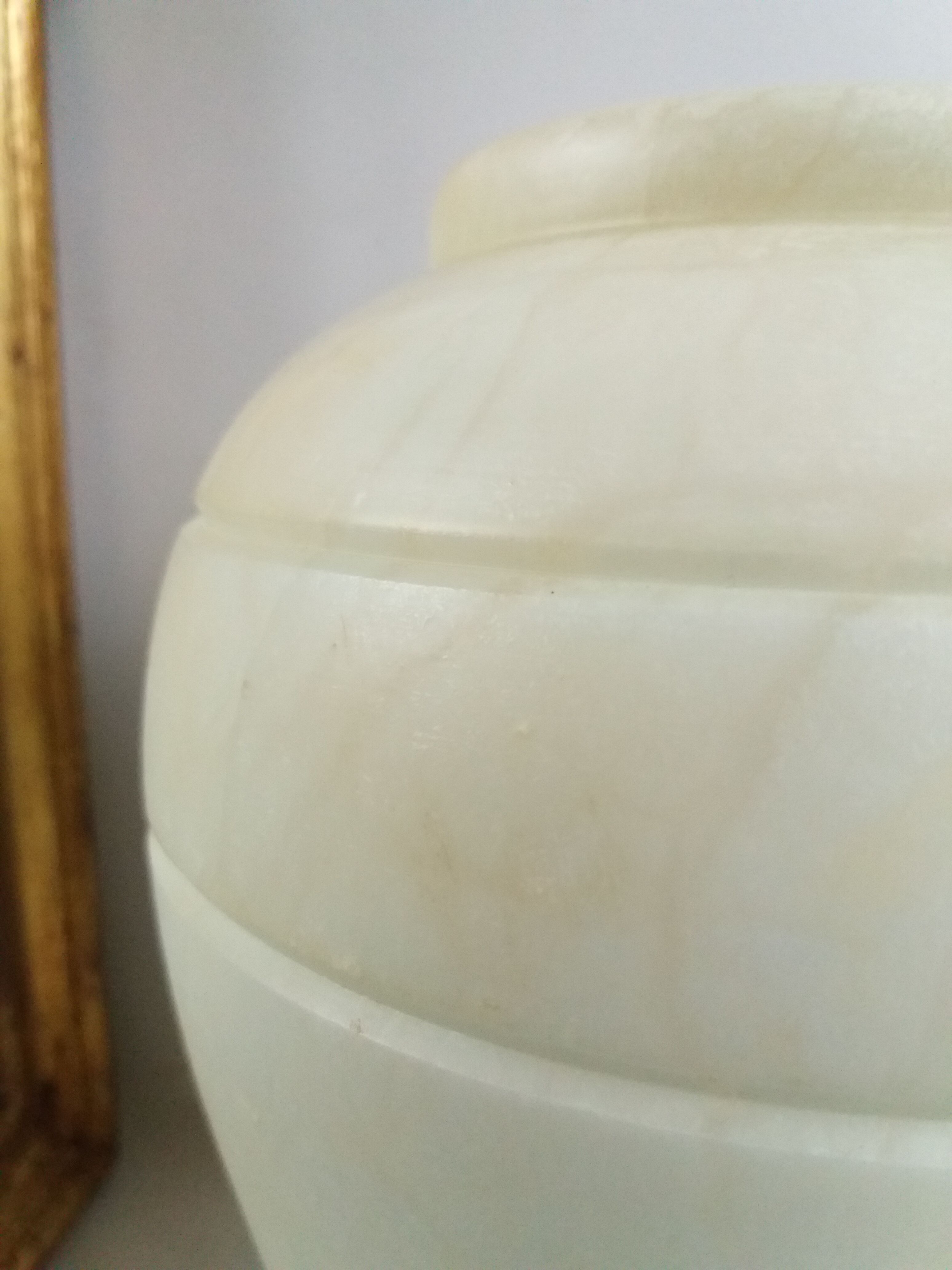 White marble vase